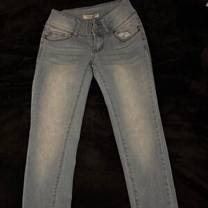 Encore Jeans Faded Light Blue Skinny Jeans